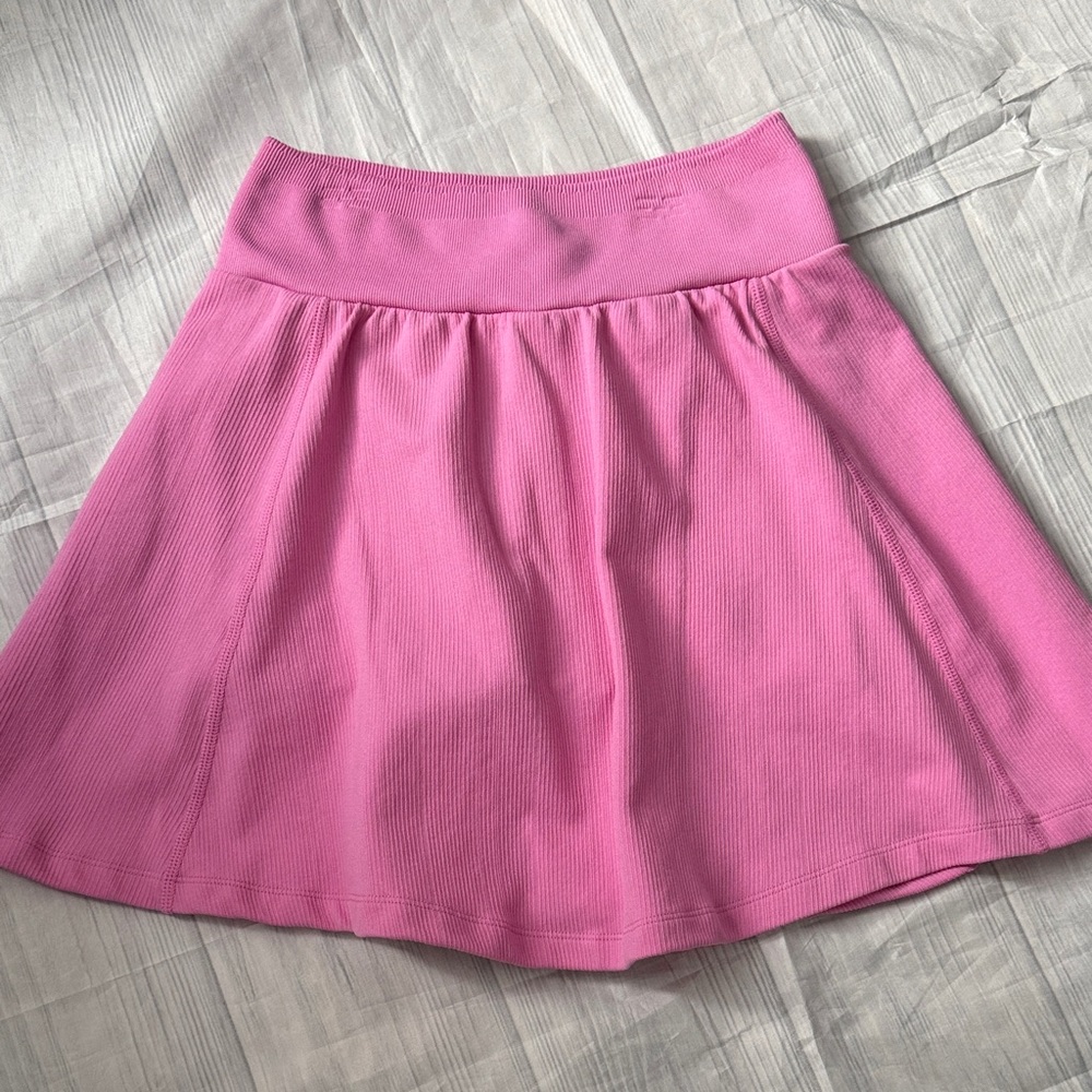 Fabletics Pink Mini Skirt, pockets, size small
